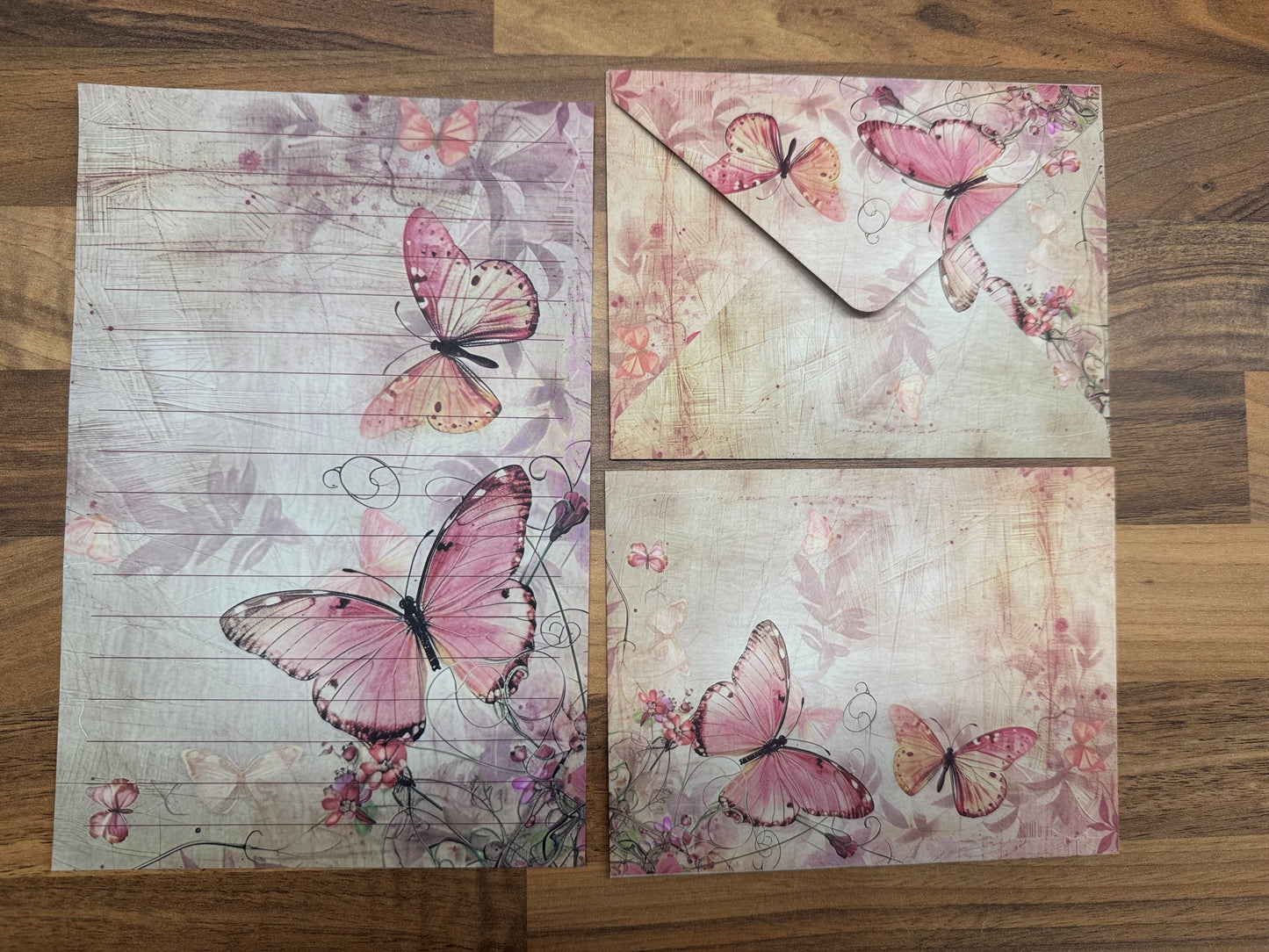 Blush Breeze Butterfly Writing Set