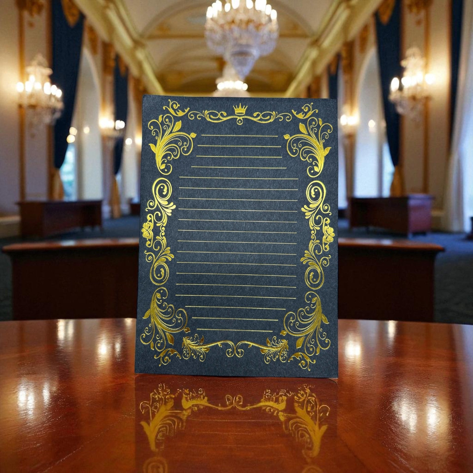 Royal Scroll Writing Paper