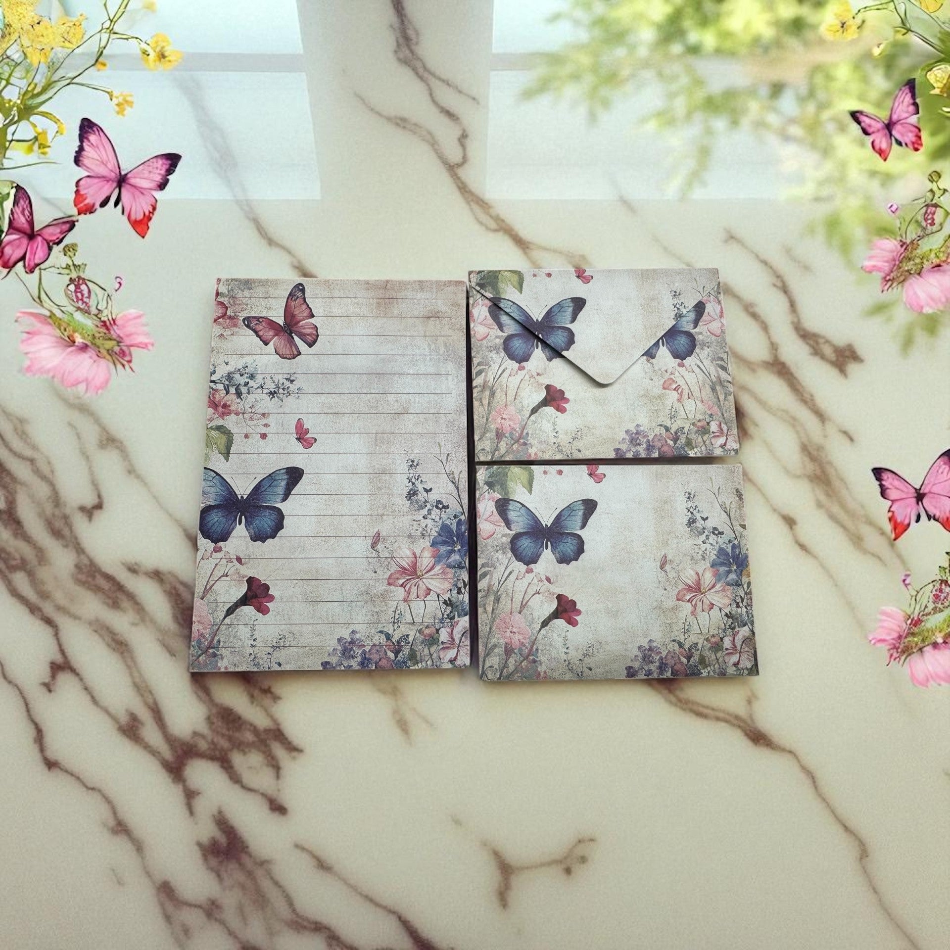 Butterfly Garden Writing Set