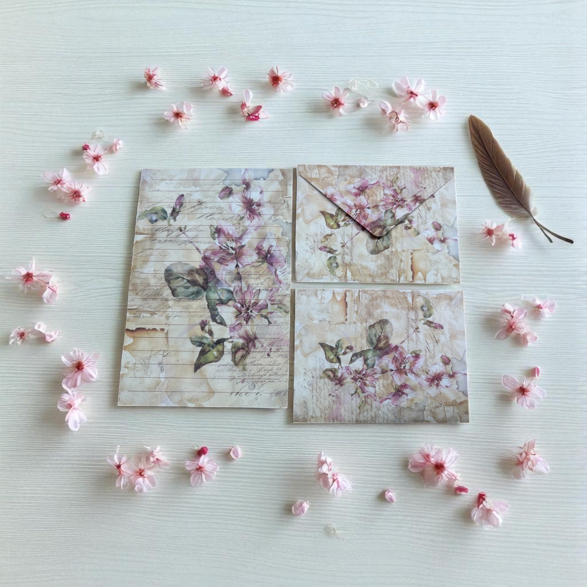 Blossom & Script Writing Set