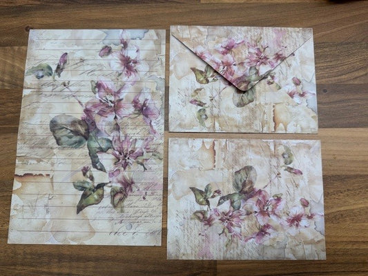 Blossom & Script Writing Set