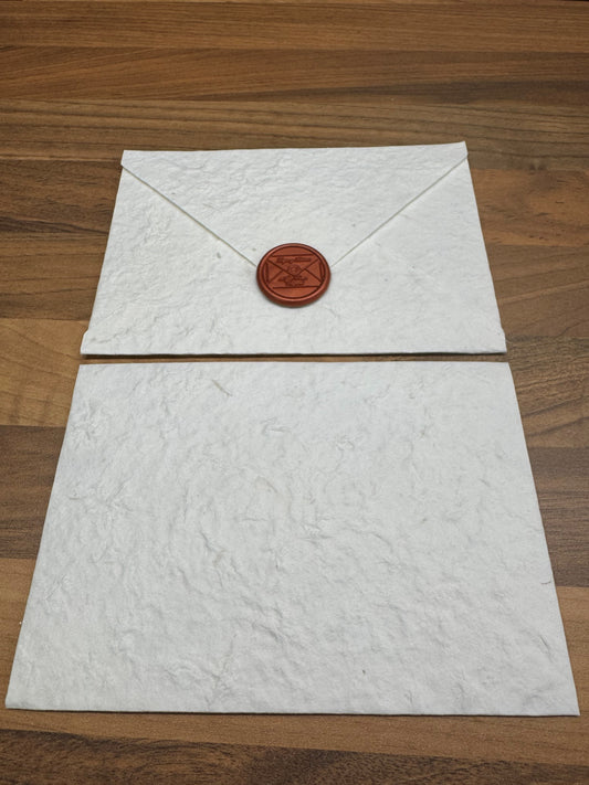 Delicate Handmade Textured Envelope