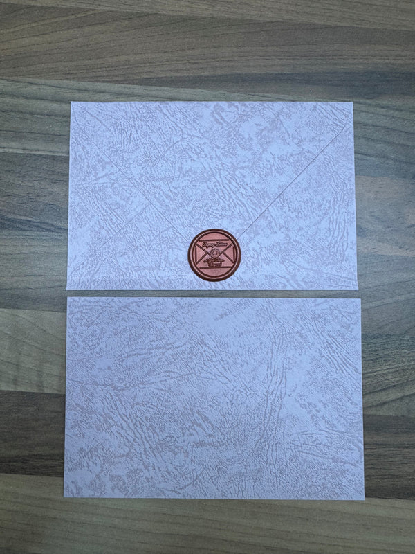 Blush Textured Envelope