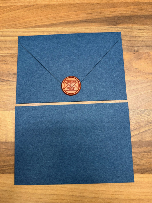 Royal Blue Envelope
