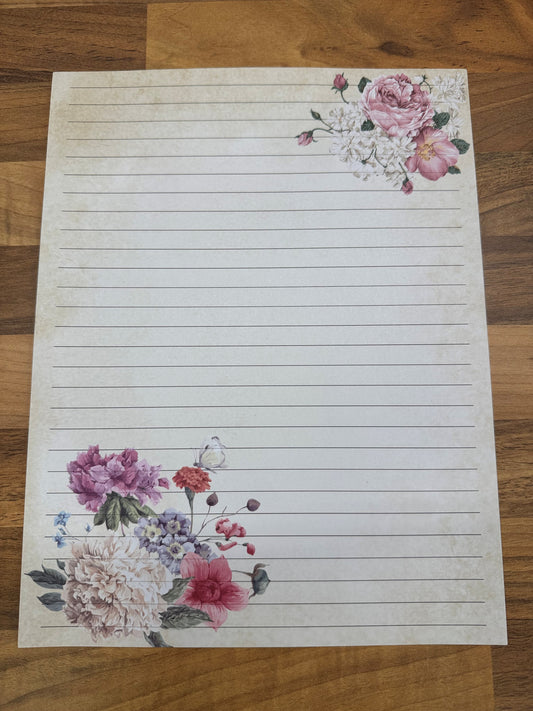 Wild Meadow Bloom Writing Paper