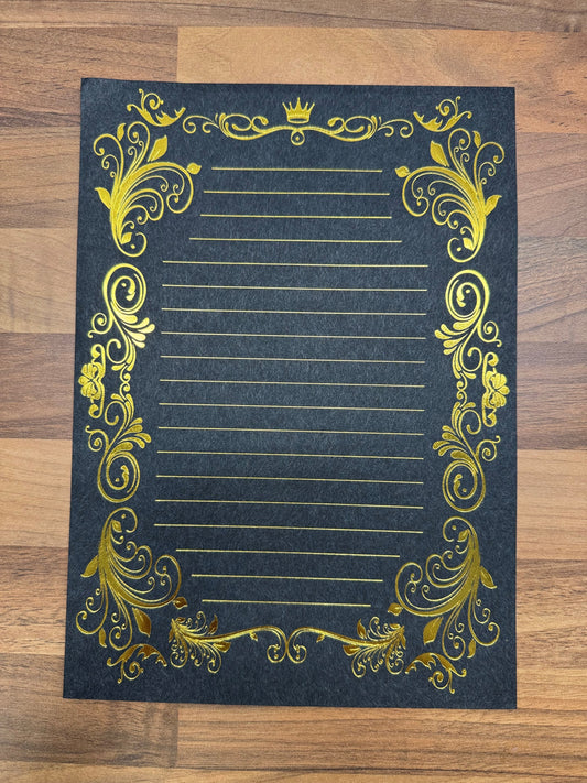 Royal Scroll Writing Paper